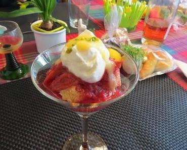 Rhabarber-Eierlikör-Trifle