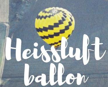 Eine Fahrt im Heißluftballon und der Blick nach unten