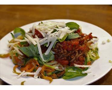 Gemüse-Pasta bolognese
