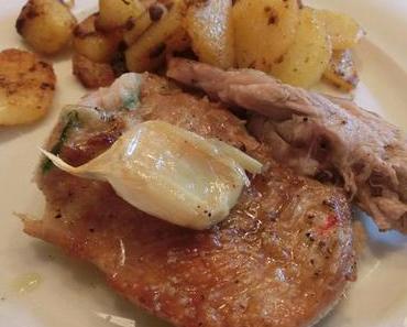 Ziegenschulter, puristisch