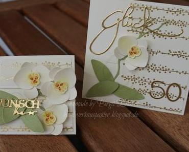Orchideen zur Goldenen Hochzeit