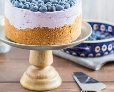 „No-Bake“ Heidelbeer Cheesecake