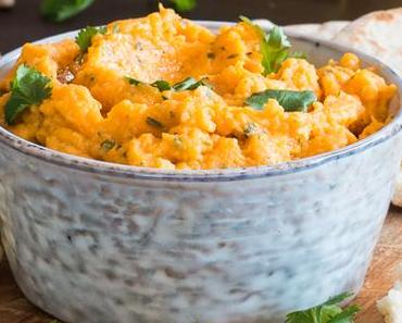 Süßkartoffel Hummus  { Post enthält Werbung }