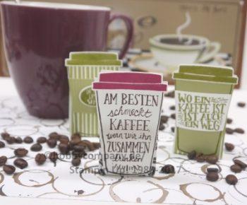 Grußkarte Kaffeebecher