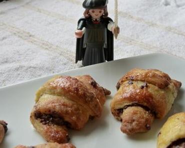 Rugelach mit Schokoladenfüllung