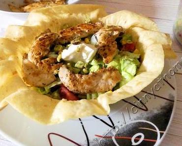 Ab jetzt essen wir die Schale beim Salat mit #TortillaCup #Rezept #Lecker