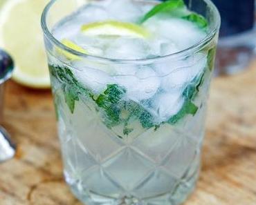 Lemon Basil Gin Fizz