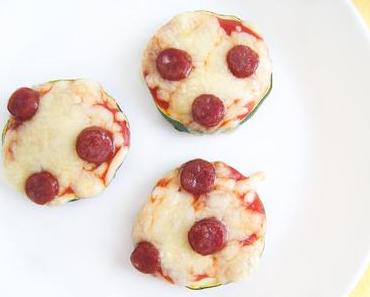 Zucchini Pizza als Odeuvre