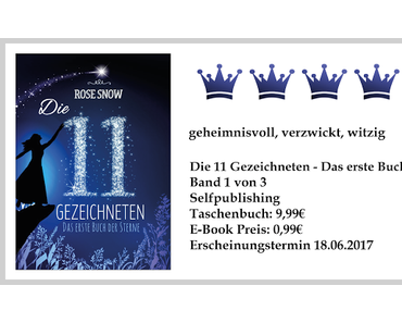 Rezension: Die 11 Gezeichneten - Das erste Buch der Sterne von Rose Snow