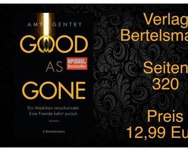 Rezension | Good as Gone von Amy Gentry