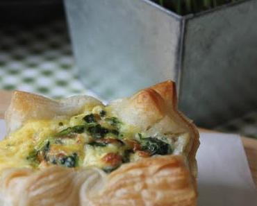 Spinat-Käsetarteletts