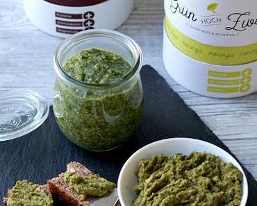 [vegan] Quinoa-Spinat Suppe + Moringa Dip