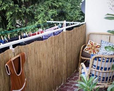 DIY Aufhängung für Wäscheleine