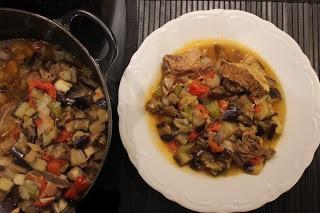 Patlıcanlı Kaburga Kebabı / Auberginen-Rippenkebap