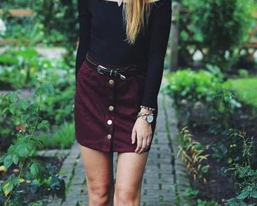 OOTD: Body + High-Waisted Skirt