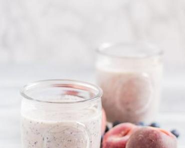 Heidelbeer Pfirsich Smoothie