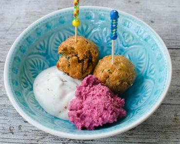 Cicheti wie in Bella Venezia: Kichererbsen-Bällchen mit zweierlei Dips