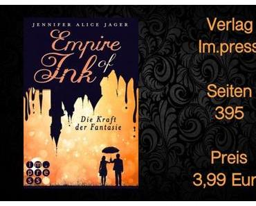 Rezension | Empire of Ink 1 - Die Kraft der Fantasie von Jennifer Alice Jager