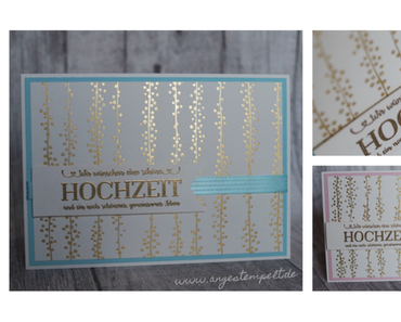 Gold und Vanille zur Hochzeit
