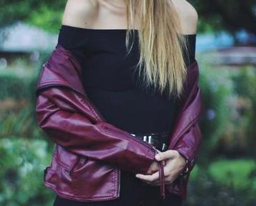 OOTD: Body + Fake Leather Jacket