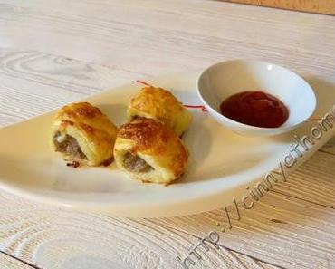 Mit Sausage Rolls wird es very british #Rezept #Fingerfood #VeryLecker