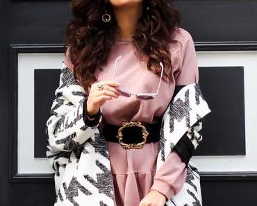 Pink Sweater Dress Outfit