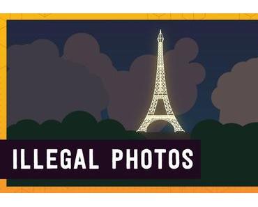 Warum Fotos vom Eiffelturm bei Nacht illegal sind