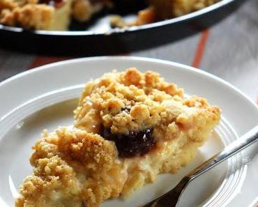 Saftiger Zwetschgen-Streuselkuchen mit Pudding