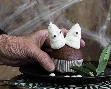Rezept: Gewürz Cupcakes für Halloween / Pumpkin Spice Halloween Cupcakes