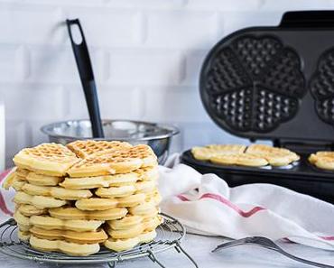 Vanille Waffel Torte mit gebrannten Mandeln {Werbung}