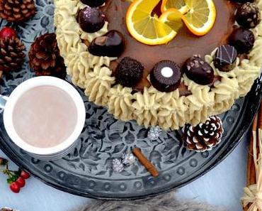 Elly Seidl versüßt uns die kalte Jahreszeit mit feinster Schokolade! Orangen-Maronen-Torte mit Pralinen