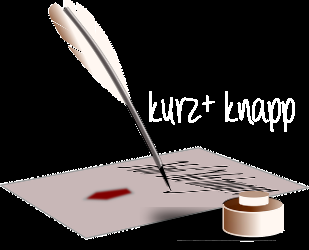 [kurz + knapp] November 2017 - Teil 1