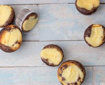 Double Chocolate Cheesecake Muffins