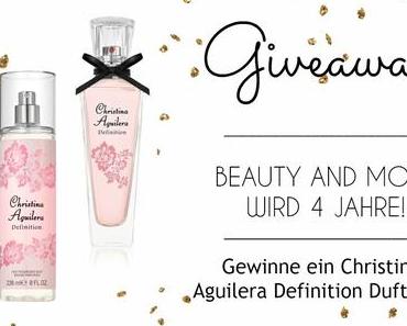 4 Jahre Beauty and More – Christina Aguilera Definition Duft Set Gewinnspiel