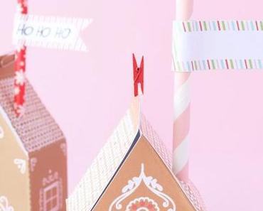 Lebkuchenhaus als Geschenkschachtel