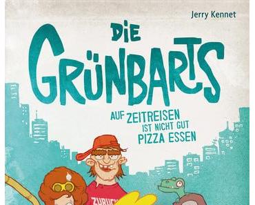 Rezension | Die Grünbarts 1 - Auf Zeitreisen ist nicht gut Pizza essen von Jerry Kennet