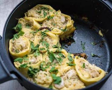 Krautkrapfen mit Apfelmus [mit Gewinnspiel – enthält Werbung]