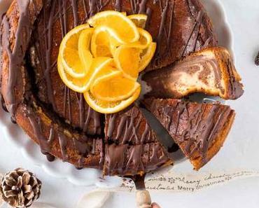 Orangen-Schoko-Käsekuchen