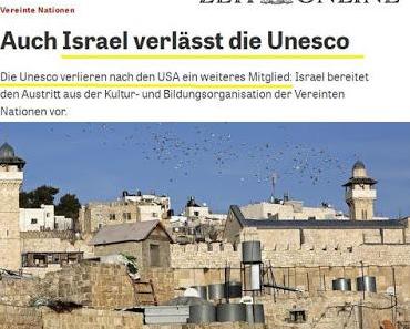 Keine Zeit für Tränen - USA und Israel verlassen UNESCO