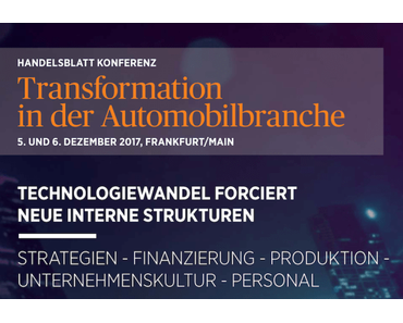 Konferenz Rückblick: Transformation der Automobilindustrie