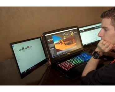 CES 2018: LG Fernseher zum Einrollen / Klapphandy mit Tastatur / Bildschirm-Addon für Notebooks / Sony Kurzdistanzbeamer