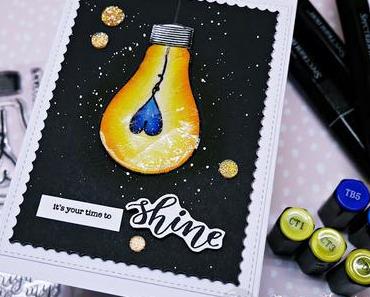 It's your time to shine {Spectrum Noir Markers}