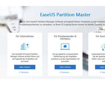 Der Partition Master von Easeus