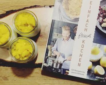 {healthy & fit} - Pannacotta mit Mango und Passionsfrucht Topping