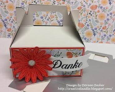 Mini Gablebox - Henkeltasche in weiss - Gastgeschenke + neue SAB Produkte