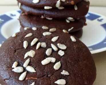 Schokoladige Sonnenblumen-Cookies