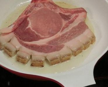 Stielkotelett (mit Schwarte!) vom Freiland-Duroc-Schwein