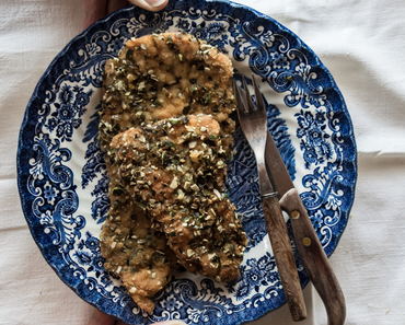 #Omasklassiker: Surschnitzel mit Kürbiskernpanade // Traditional austrian schnitzel recipe with pumpkin seeds