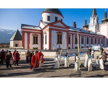 Palmsonntag 2018 – Palmweihe und Prozession in die Basilika Mariazell