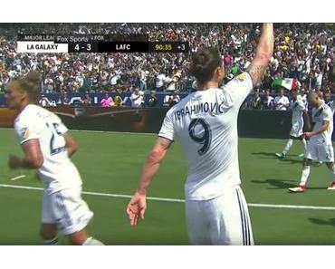 Zlatan Ibrahimovic erzielt meisterliches Tor bei Einstand in der US-Liga